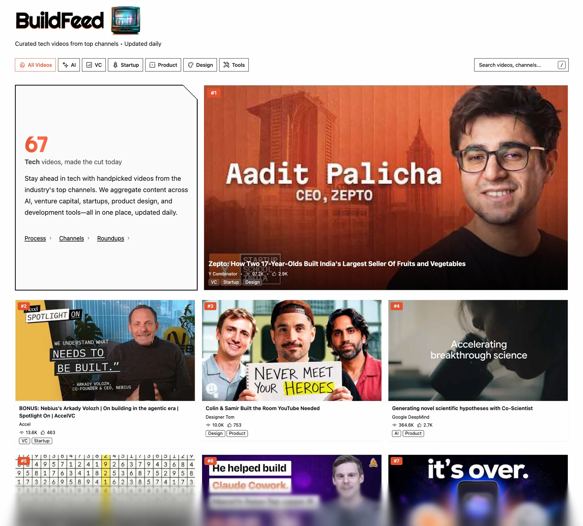 BuildFeed — preview