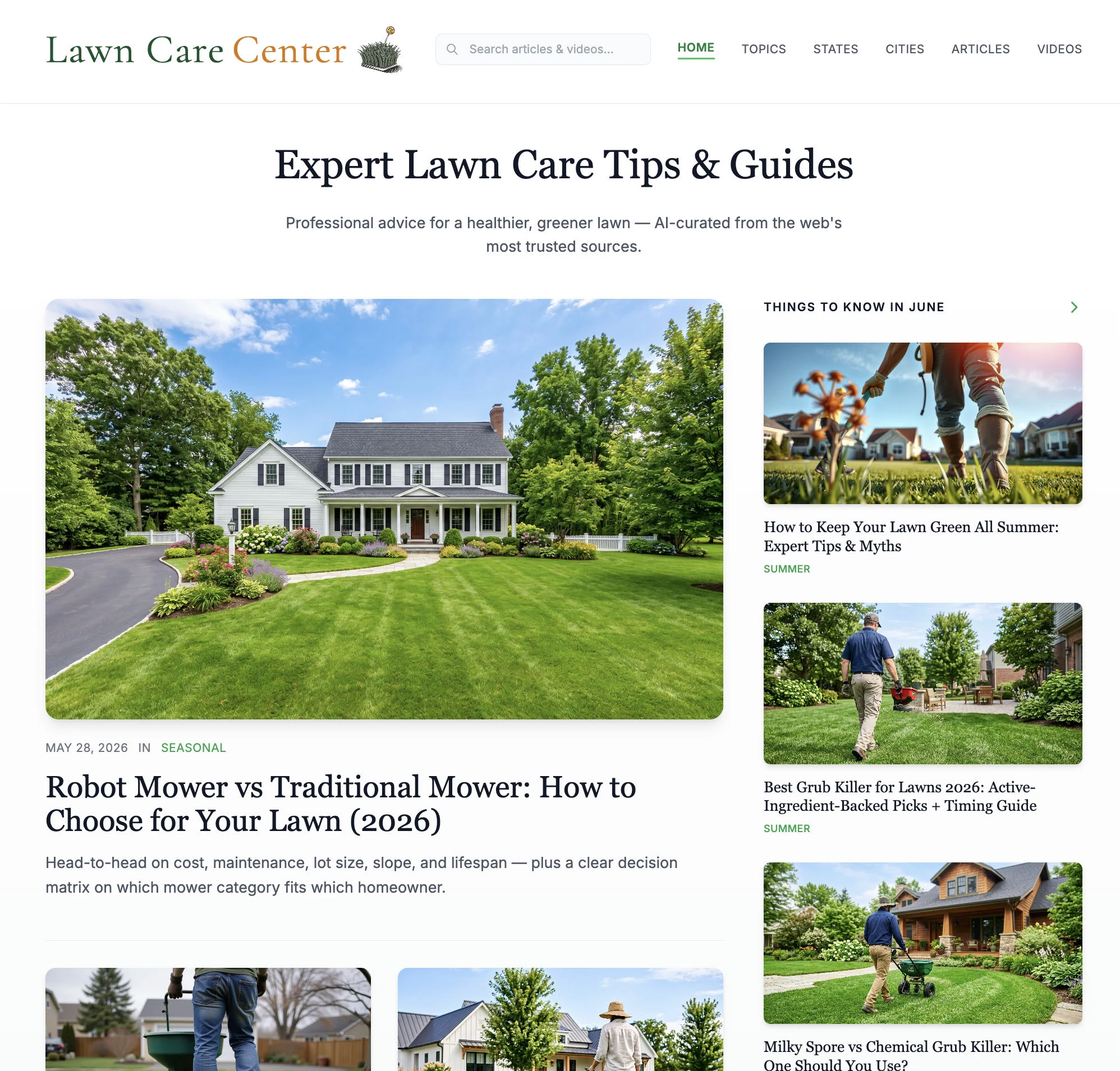 LawnCare Center — preview